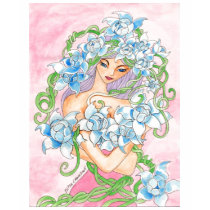 blue jasmines faerie kids tshirt