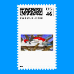 Blue Jay family Christmas stamps stamps