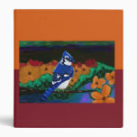 Blue Jay in Orange Flowers binder