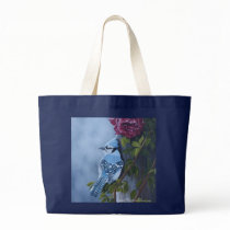 Blue Jay Jumbo Tote Bag