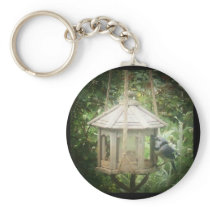Blue Jay Key Chain