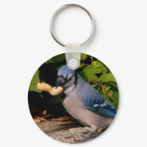 Blue-Jay Keychain by ForTheAnimals Blue-Jay Keychain
