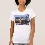 Blue Jay Kittens, Bird Cats Fantasy Art Shirt t-shirts