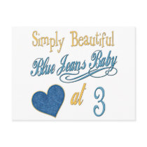 Blue Jeans Baby at 3 postcards