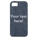 Blue jeans texture iPhone 5 cover