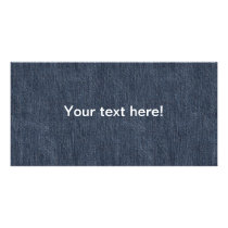 Blue jeans texture photo cards