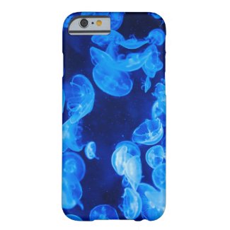 Blue Jellyfish underwater iPhone 6 Case