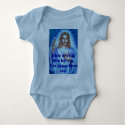 Blue Jesus picture, Little ones to Him belong. ... t-shirts by KarenCharin0 Blue Jesus picture, Little ones to Him belong. ... t-shirts