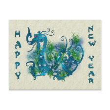 Blue Jeweled Dragon postcard