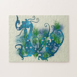 Blue Jeweled Dragon puzzle