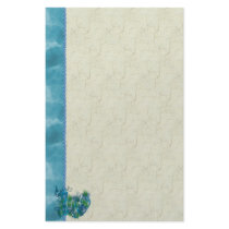 Blue Jeweled Dragon Stationery Paper