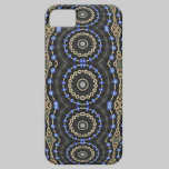 Blue Jeweled Rings Kaleidoscope Mandala casemate cases