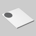 Blue Jeweled Rings Kaleidoscope Mandala notepads
