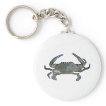 Blue "Jimmy" Crab Keychain