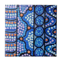 Blue Journey Dreaming Tile