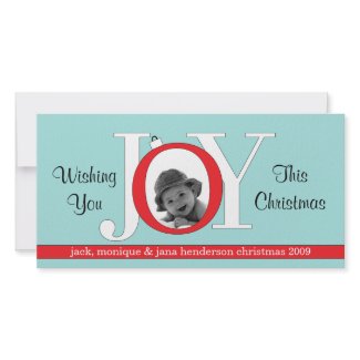 Blue Joy Photo Card photocard