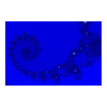 Blue Julia Spiral posters