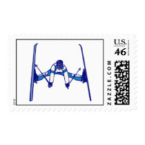 Blue Jumper Postage Stamps
