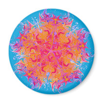 Blue Kaleidescope Fridge Magnets