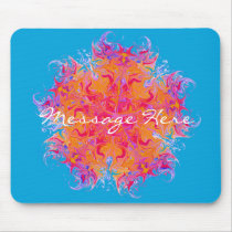 Blue Kaleidescope Mousepads
