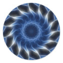 Blue Kaleidoscope 11 stickers by KaleidoscopeArt Blue Kaleidoscope 11 stickers