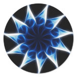 Blue Kaleidoscope 9 stickers