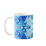 Blue Kaleidoscope: Abstract Artwork: mugs