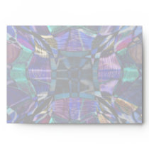 Blue Kaleidoscope Fractal Envelopes