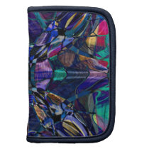 Blue Kaleidoscope Fractal Organizers