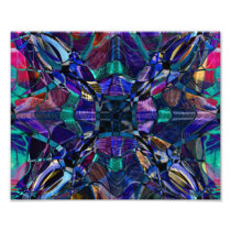 Blue Kaleidoscope Fractal