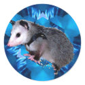 Blue Kaleidoscope Possum stickers by deleas Blue Kaleidoscope Possum stickers