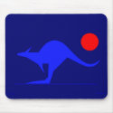 Blue Kangaroo mousepads