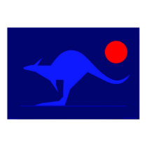 Blue Kangaroo posters