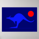 Blue Kangaroo posters