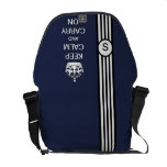 Blue KEEP CALM - To Choose Colors Click Customize rickshaw messenger bags