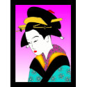 Blue Kimono stamp