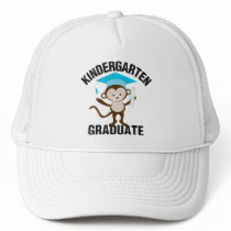 Blue Kindergarten Graduate Trucker Hat