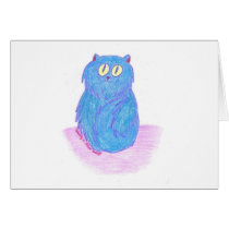 Blue Kitten Cards