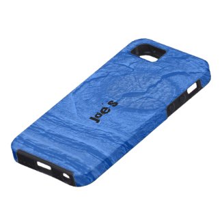 Blue Knotty Wood iPhone 5 Case