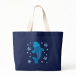 Blue Koi Fish Tote Bag