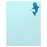 Blue Koi Fish Letterhead