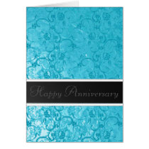 Blue Lace Anniversary Card