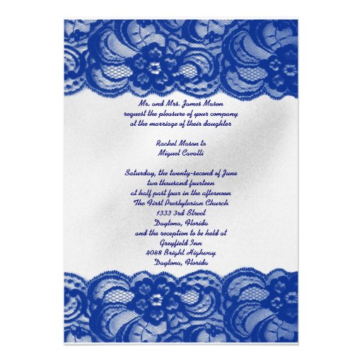 Blue Lace Invites