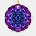 Blue Lace Medallion Ornament