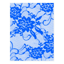 Blue Lace Post Card