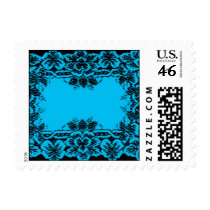 Blue Lace Postage Stamps stamps