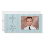Blue Lace Religious Photo Card