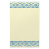 Blue Lace Wedding Customized Stationery