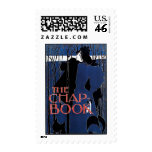 Blue Lady Art Nouveau Advertisement Stamps