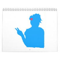 Blue Lady Calendar